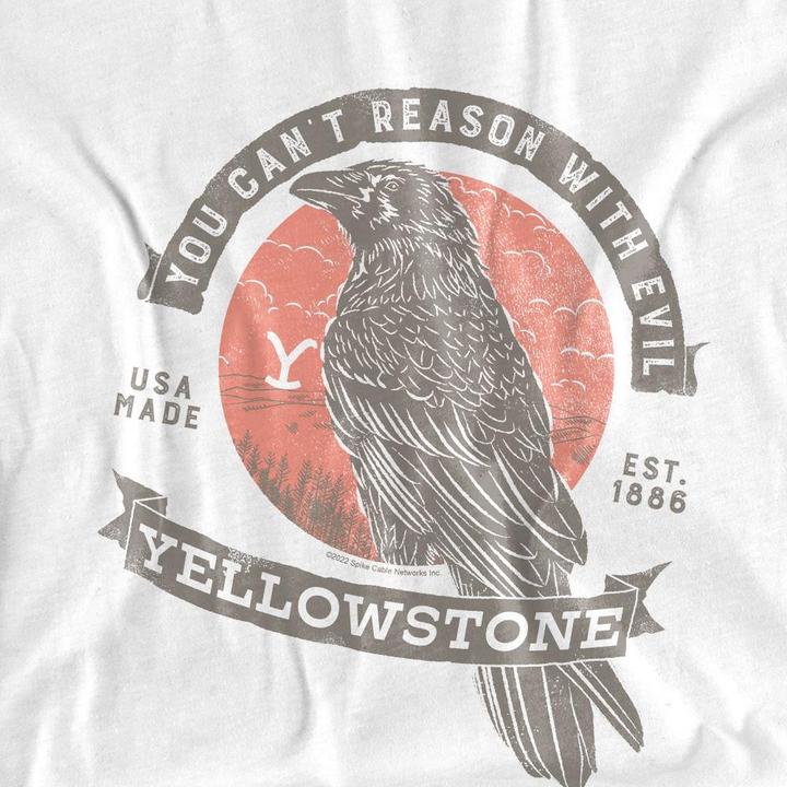 Immagine prodotto Yellowstone Evil Maglietta Uccello Uomo (4XL)