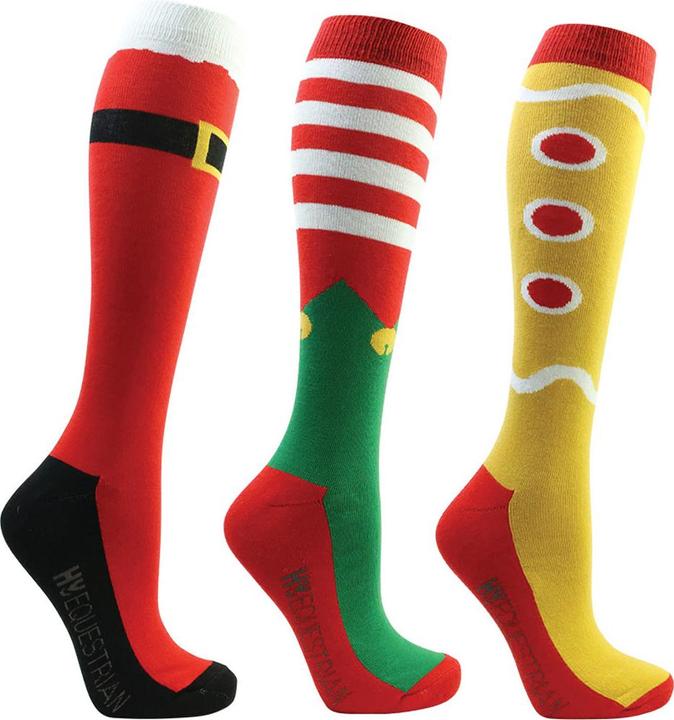 Hy Fashion Weihnachtssocken (3er Pack) (3er Pack, 34 - 37)