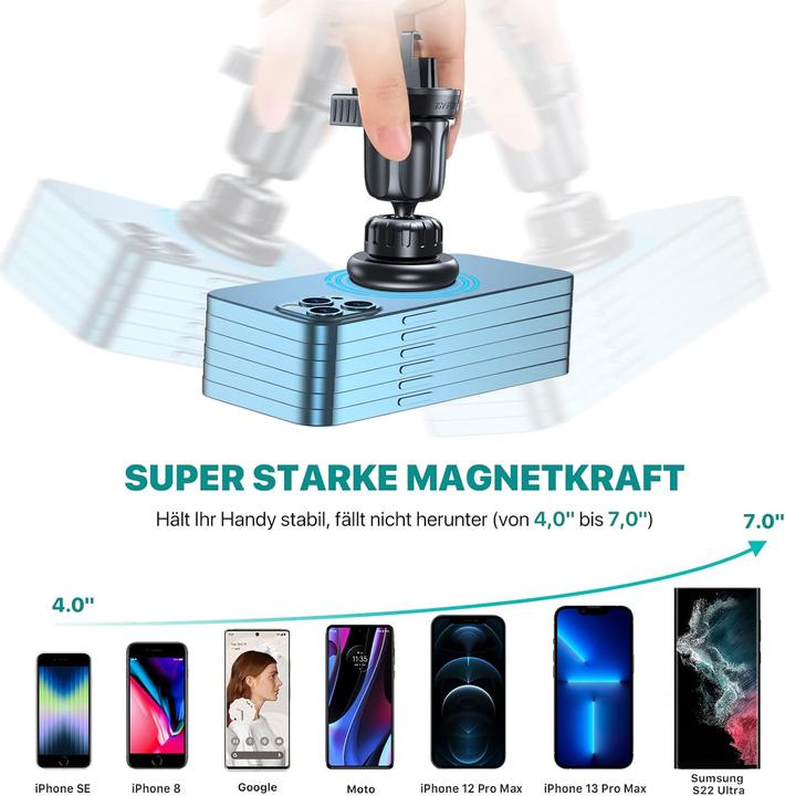 Produktbild Miracase Magnetische Handyhalterung für Auto-Lüftung (360°)
