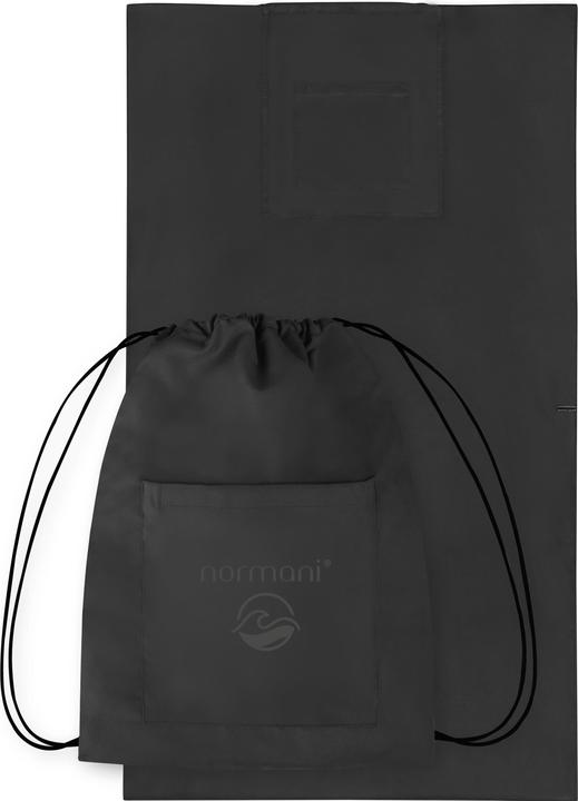 Actual product image Normani Bath towel with rucksack function - 1912 (170 x 90 cm)