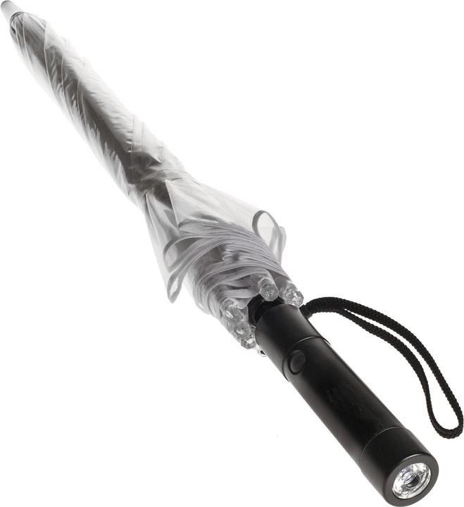 Actual product image Magni LED umbrella 85 cm with 10 colour-changing LEDs
