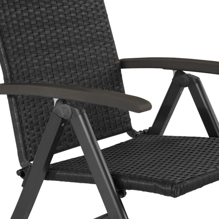 Produktbild tectake Rattanstuhl Melbourne klappbar