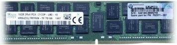 Produktbild HPE Server-Memory 726720-B21 1x 16 GB (1 x 16GB, 2133 MHz, DDR4-RAM, LR-DIMM)