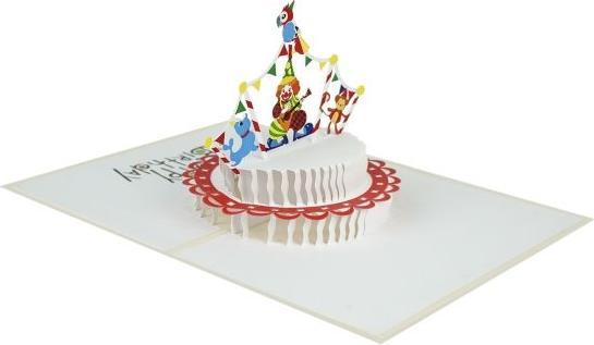 Produktbild MU Classic 3D Pop-Up Geburtstags Glückwunschkarte - Zirkus (1 Stk.)
