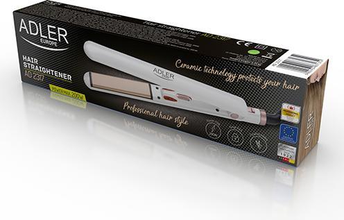 Immagine prodotto Adler Piastra per capelli AD 2317 Sistema di riscaldamento in ceramica, Temperatura (max) 200°C, 35 W (Piastra per capelli)