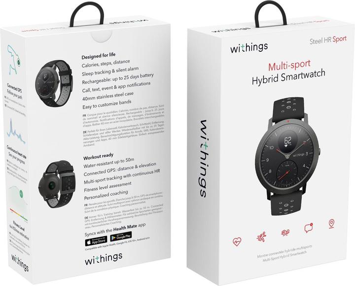 Actual product image Withings Steel HR Sport (40 mm)