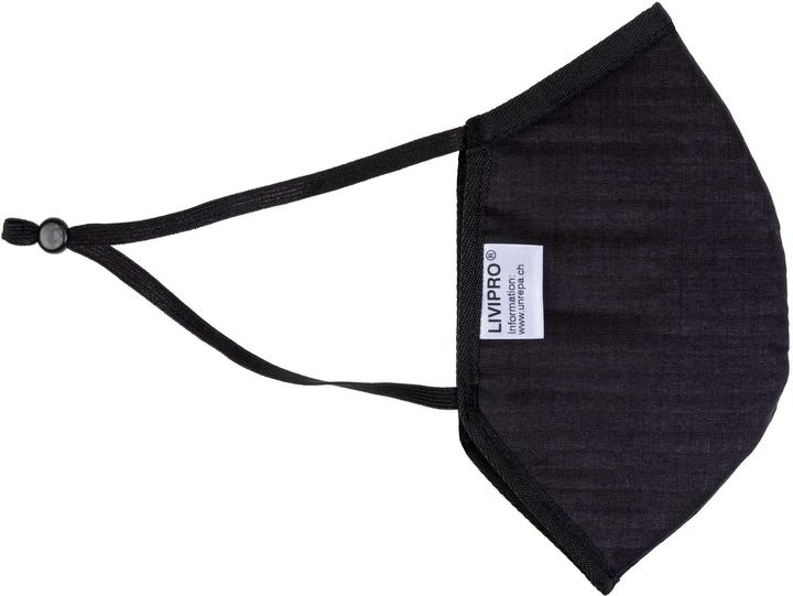 Unrepa Community Stoffmaske LIVIPRO Evolution Gr. XL, Schwarz (1 x)