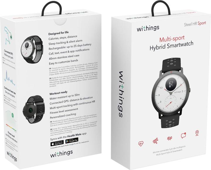 Actual product image Withings Steel HR Sport (40 mm)