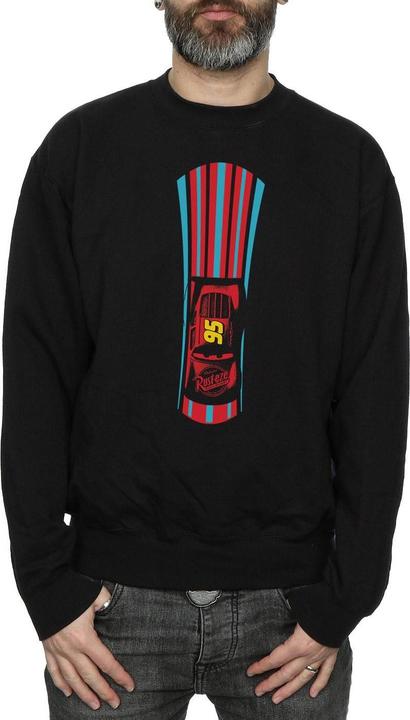 Disney Cars Lightning McQueen Stripes Sweatshirt (M)