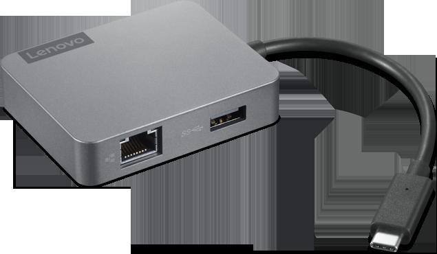 Actual product image Lenovo Travel Hub Gen 2 (USB-C, 4 Ports)