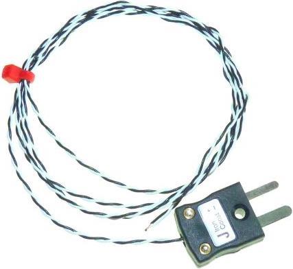 Actual product image Rs Pro Type J Exp. Junction Thermocouple PFA 1m
