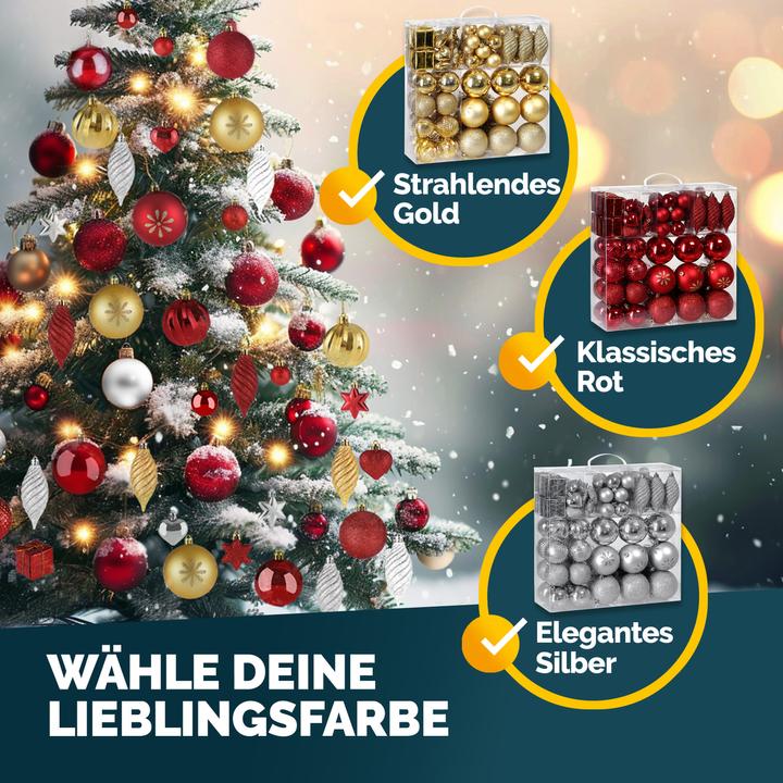 Immagine prodotto Deuba Addobbi per albero di Natale (103 -parte)