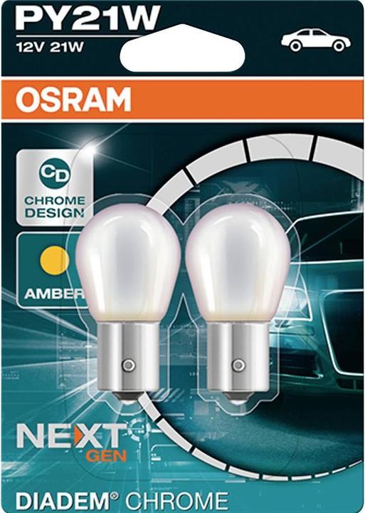 Actual product image Osram 4062172394857 Signal Leuchtmittel Diadem PY21W 21 W 12 V (PY21W)