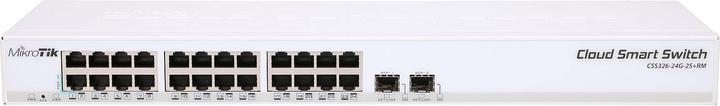 Image du produit MikroTik CRS326-24G-2S+RM : L3 Smart Switch (24 Ports)