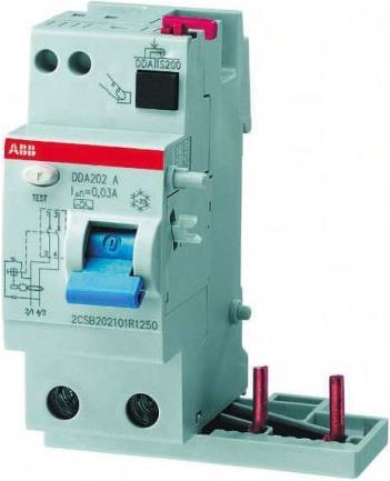 Actual product image ABB Ground fault circuit interrupter block 4 pole 40A 300mA