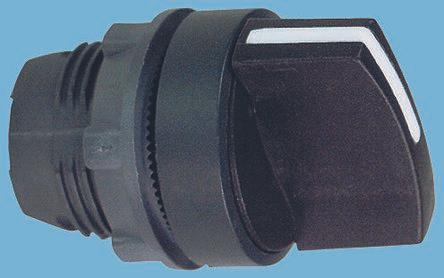 Image du produit Schneider Electric Commutateur rotatif 22mm ZB5AJ2 noir 2 Pos
