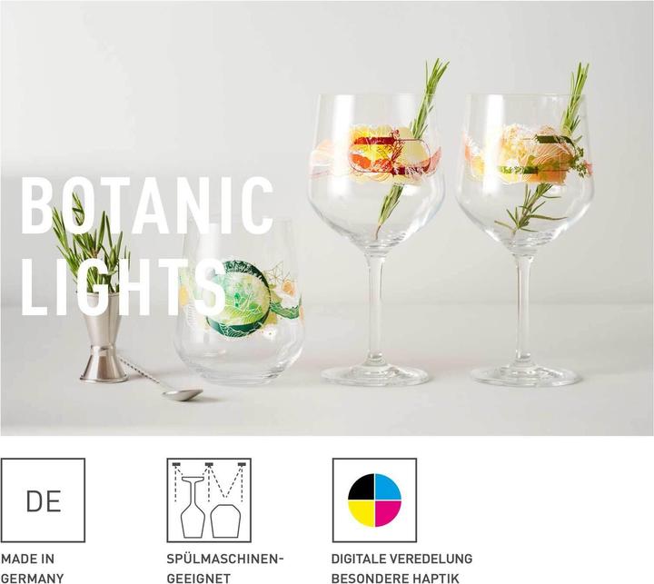 Actual product image Ritzenhoff Set of 2 gin goblets Botanic Lights (7 dl, 2 x, Gin glasses)