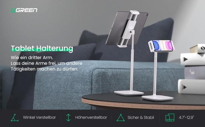 Actual product image Ugreen LP177 Stand, telephone stand (silver)