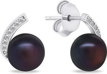 Immagine prodotto Brilio Argento - Eleganti orecchini in argento con perle e zirconi EA787WBC