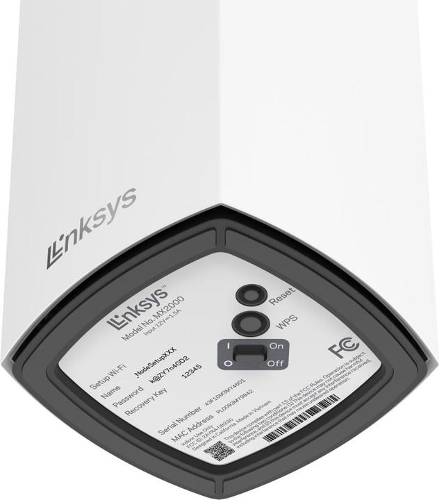 Produktbild Linksys MX2001 AX3000 WIFI 6 MESH 1-PACK