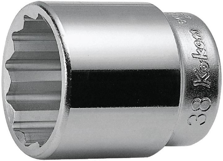 Actual product image Koken Bi-hexagon socket (17 mm)