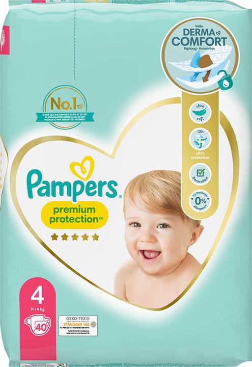 Produktbild Pampers Premium Protection (Gr. 4, Tragepack, 39 Stück)