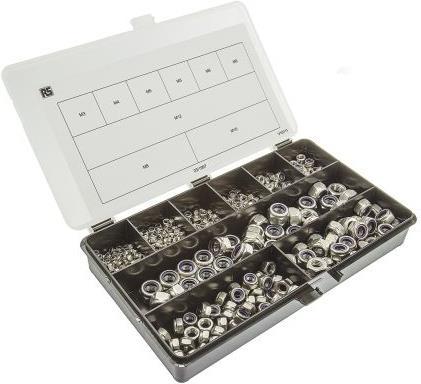 Produktbild Rs Pro Muttern Sortiment A4 M3 - M12 (M10, M12, M3, M4, M5, M6, M8)