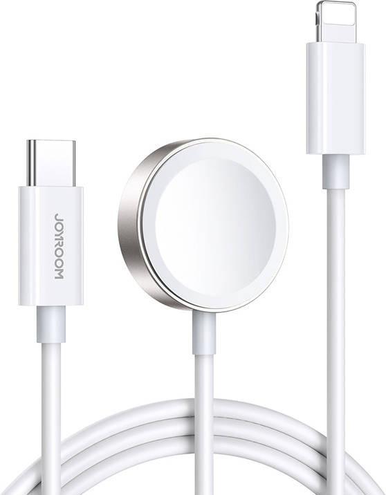 Actual product image Joyroom S-IW001S ben Series of Apple Watch Magnetic Charging Cable 1.2M White (2.50 W)