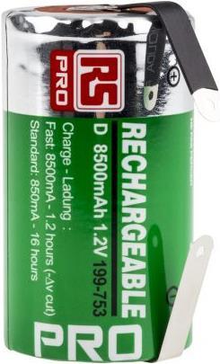 Immagine prodotto Rs Pro Batteria NiMH dimensione D Mono 8500mAh (D, 8500 mAh)