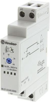 Produktbild Finder Zeitrelais 0,1s-20h 24-240V Serie 80.21