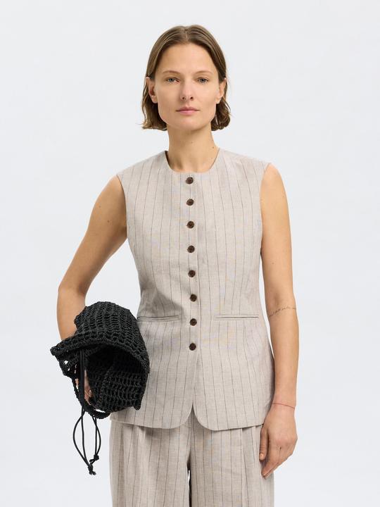 Produktbild Selected Femme Leinenmix Weste (42)