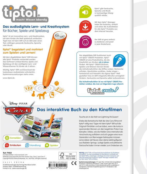 Produktbild tiptoi Cars