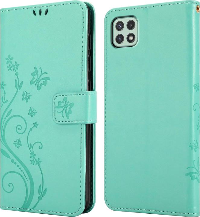 Actual product image Cadorabo Flower Book cover (Samsung Galaxy A22 5G)