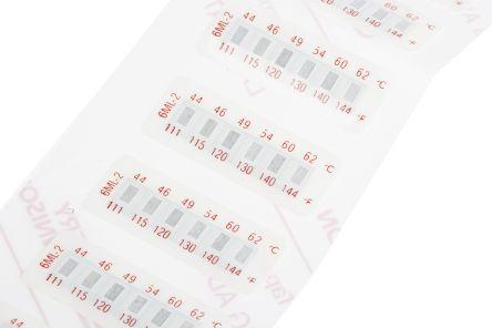 Actual product image Rs Pro Temperature sticker 44-62°C