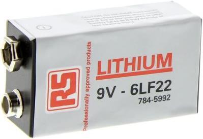 Produktbild Rs Pro RS Industrial Lithium Battery 9V 1.2Ah (1 Stk., PP3, 1200 mAh)