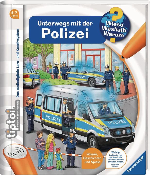 Produktbild tiptoi Unterwegs mit Polizei (Deutsch, Karolin Küntzel, Niklas Böwer, 2019)