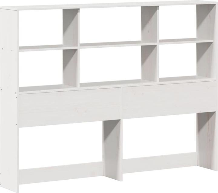 Nährwerte und Zutaten VidaXL Massivholzbett Holzbett Bett mit Regal ohne Matratze Weiss 180x200cm (180 x 200 cm)