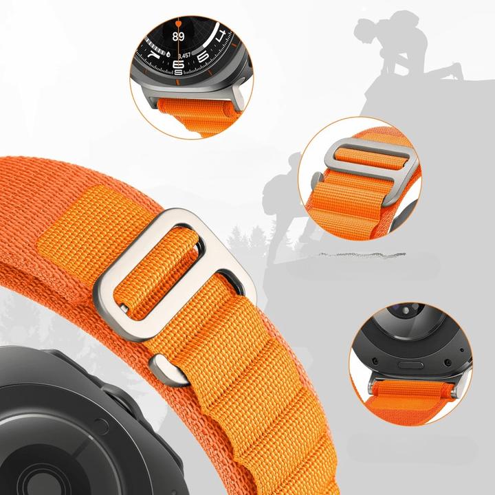 Actual product image Cover-Discount Galaxy Watch Ultra (47mm) - Nylon fabric replacement strap (Nylon)
