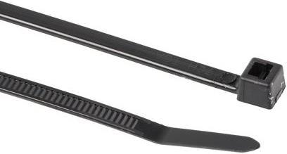 Actual product image HellermannTyton Cable tie black 390x4,7mm (Plastic cable ties, 390 mm, 100 pcs.)