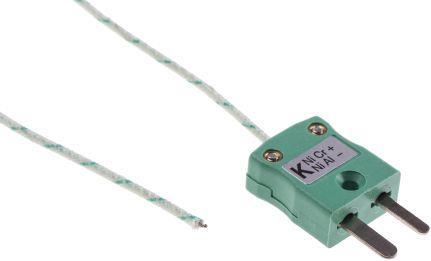 Produktbild Rs Pro IEC G/F Thermocouple, mini Plug,K, 1M