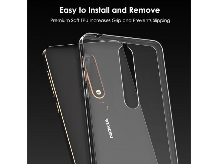 Produktbild Screenguard Nokia 6.1 Flexible TPU Clear Case (Nokia 6.1)