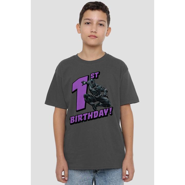 Immagine prodotto Black Maglietta 1° Compleanno Bambini (104)