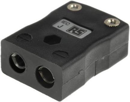 Actual product image Rs Pro Standard thermocouple cable socket type J
