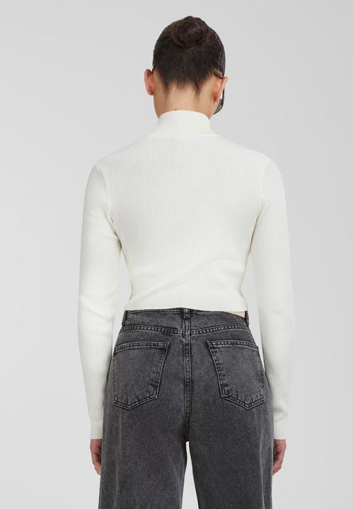 Produktbild Urban Classics Ladies Cropped Rib Knit Zip Cardigan - 19407 (4XL)