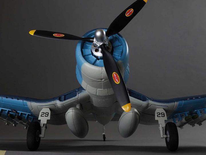 Actual product image Derbee F4U Corsair Warbird PNP blue - 75cm (Warbird)