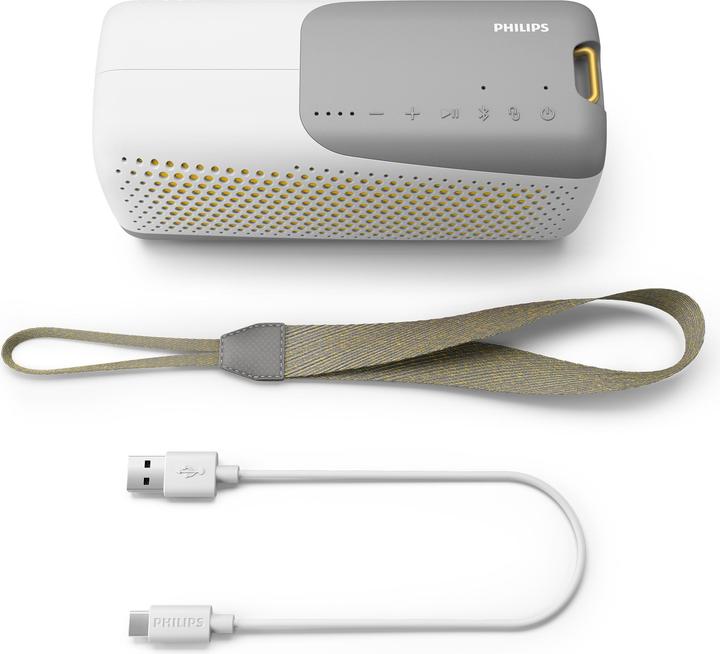Image du produit Philips Enceinte Bluetooth TAS4807W Blanc (12 h, Fonctionnement sur batterie)