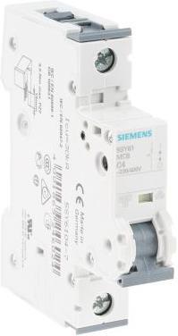 Actual product image Siemens Circuit breaker 5SY6 4A type C 6kA