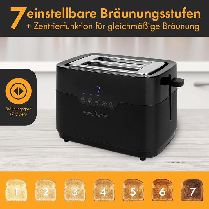 Image du produit Proficook PC-TA 1244 Sensor Touch acier inoxydable-noir