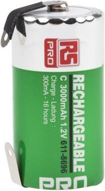 Image du produit Rs Pro Batterie NiMH taille C 1,2 V 3000 mAh (C, 3000 mAh)