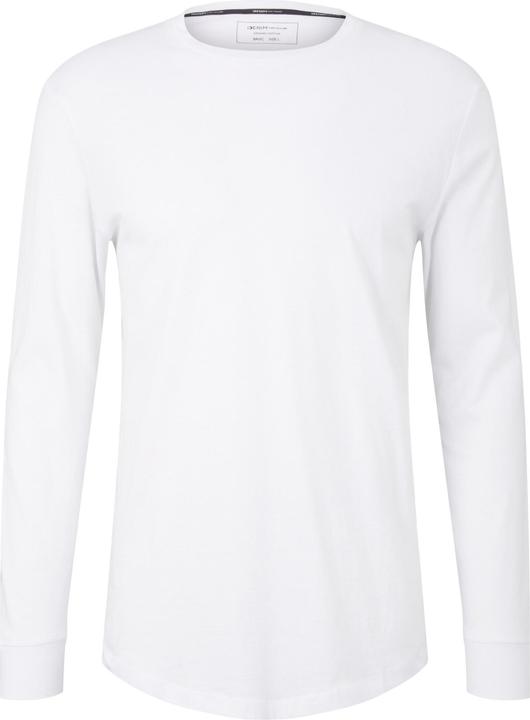 Tom Tailor Longsleeve Unifarbenes Langarmshirt mit Rundhalsausschnitt (XXL)